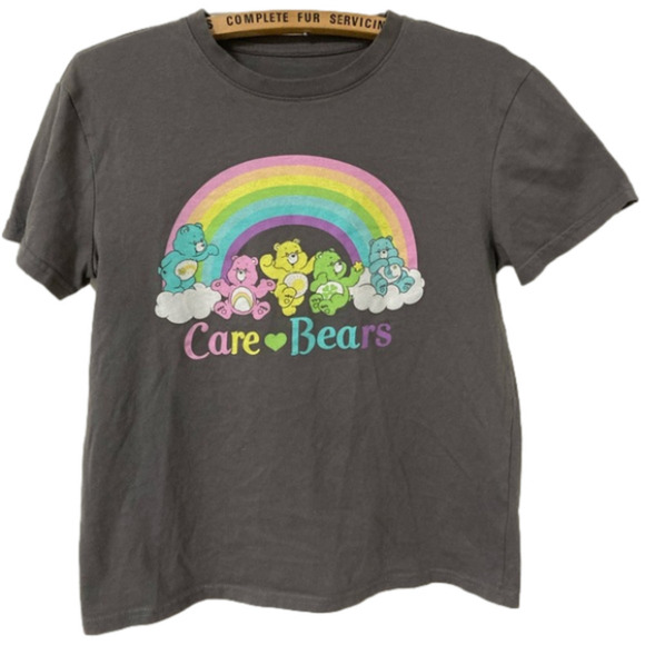CARE 💚 BEARS GREY T-SHIRT - Size Small - Picture 5 of 6